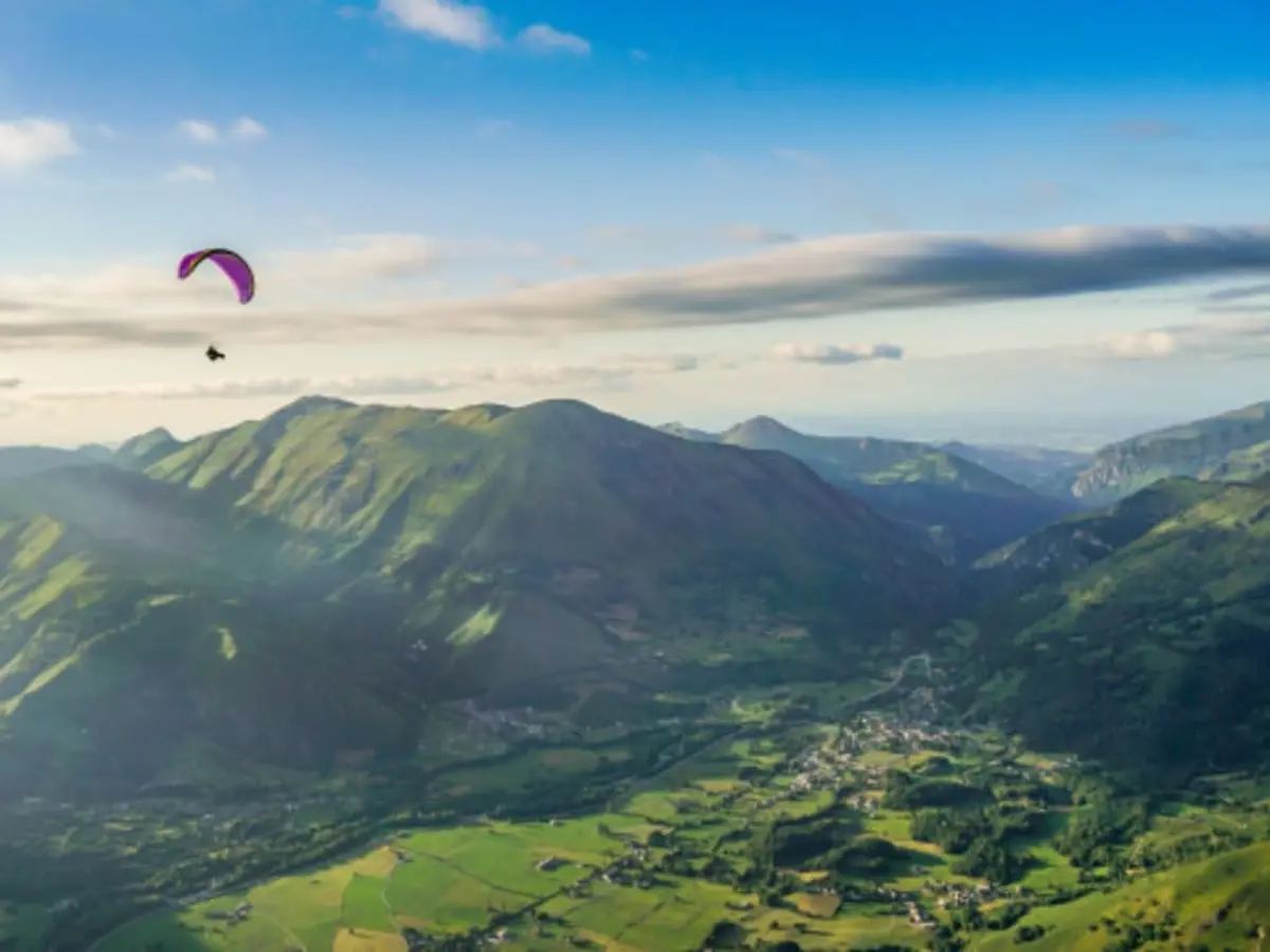 Vol découverte en parapente dans la Vallée d'Aspe (64)