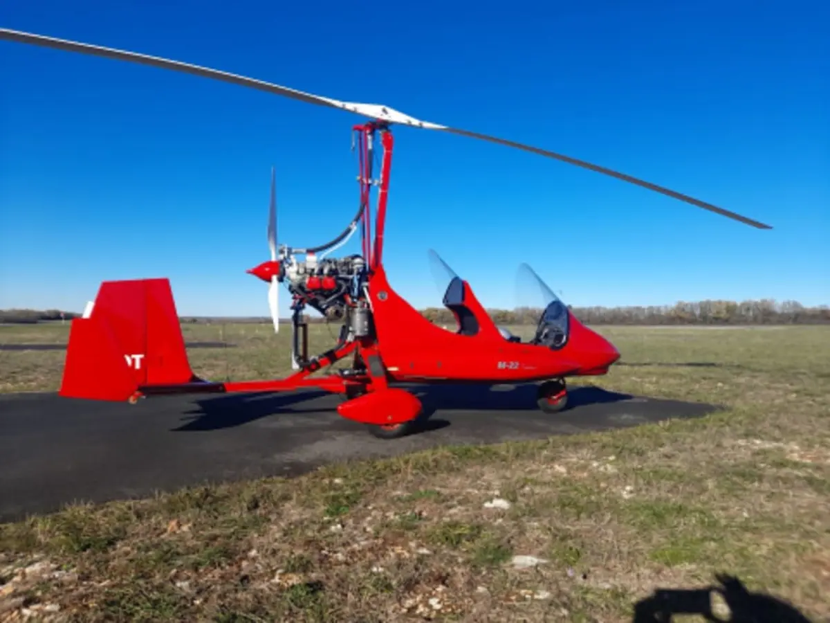 Vol découverte en ULM autogire près de Figeac (46)