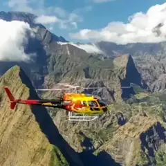 Vol en hélicoptère à la Réunion (974)