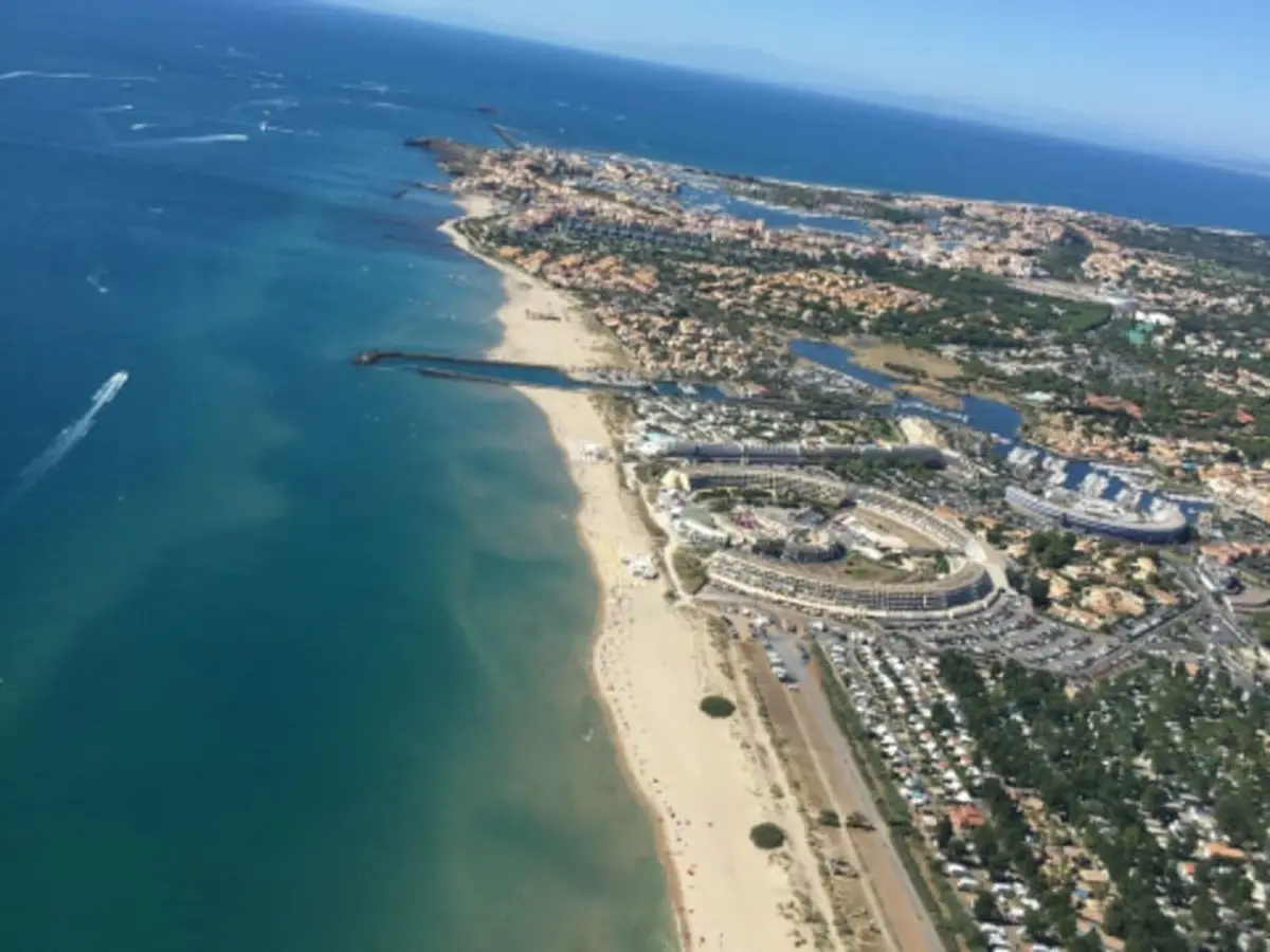 Vol en hélicoptère au Cap d'Agde (34)
