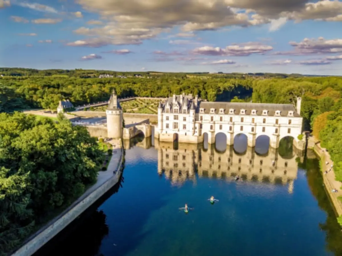 Vol en hélicoptère au-dessus de Chenonceau (37)