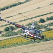 Vol en hélicoptère au-dessus de Marsillargues (34)