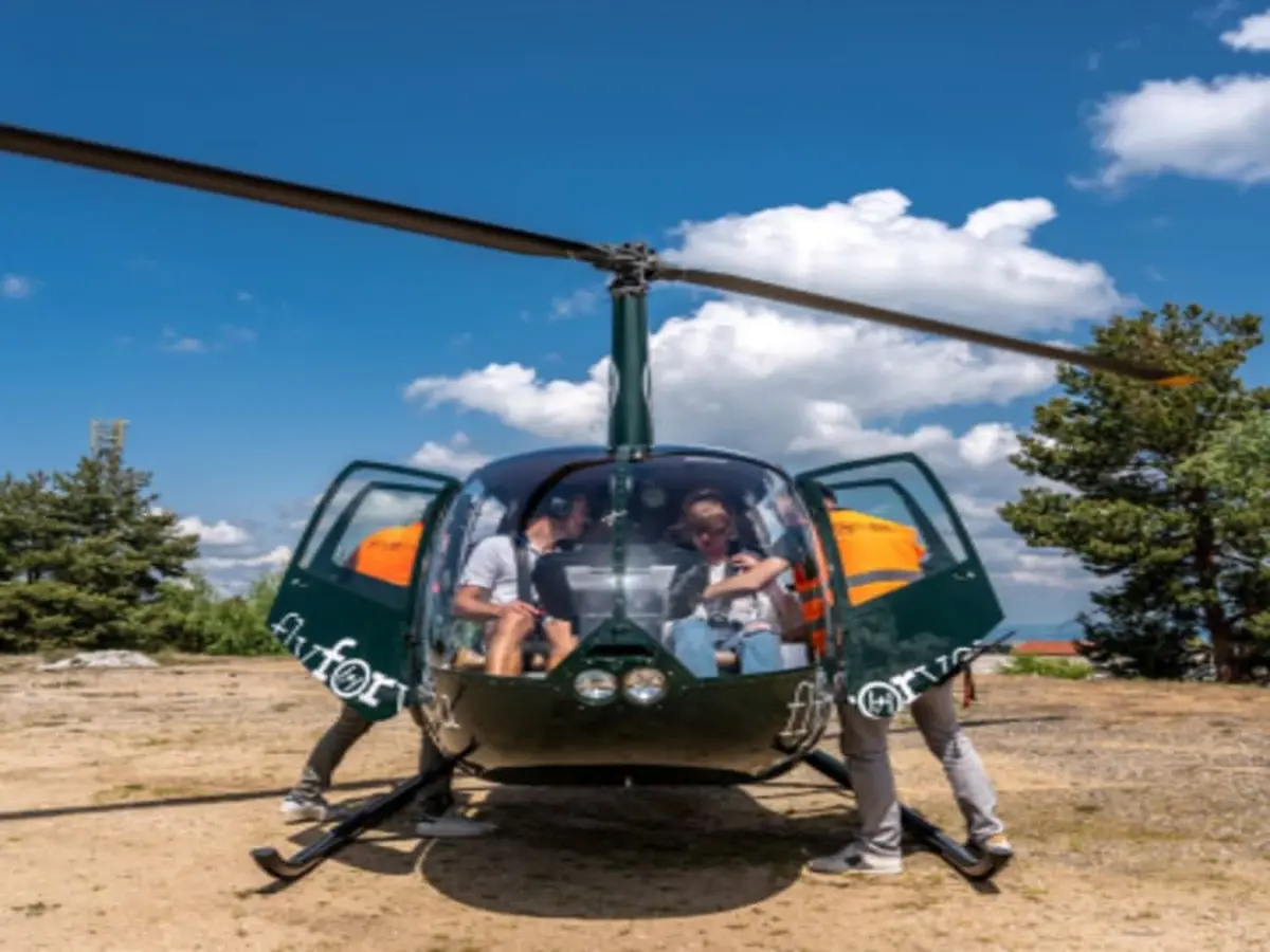 Vol en hélicoptère autour de Mâcon (71)