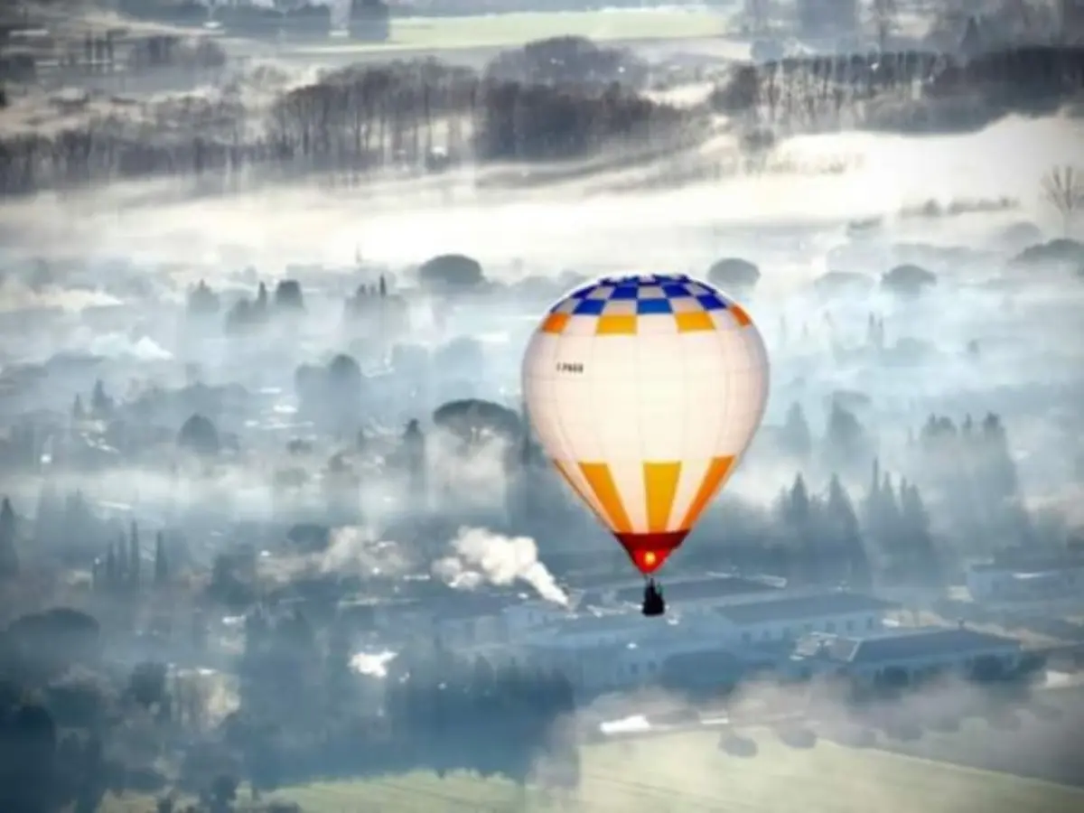 Vol en Montgolfière au-dessus de la Dombes près de Lyon