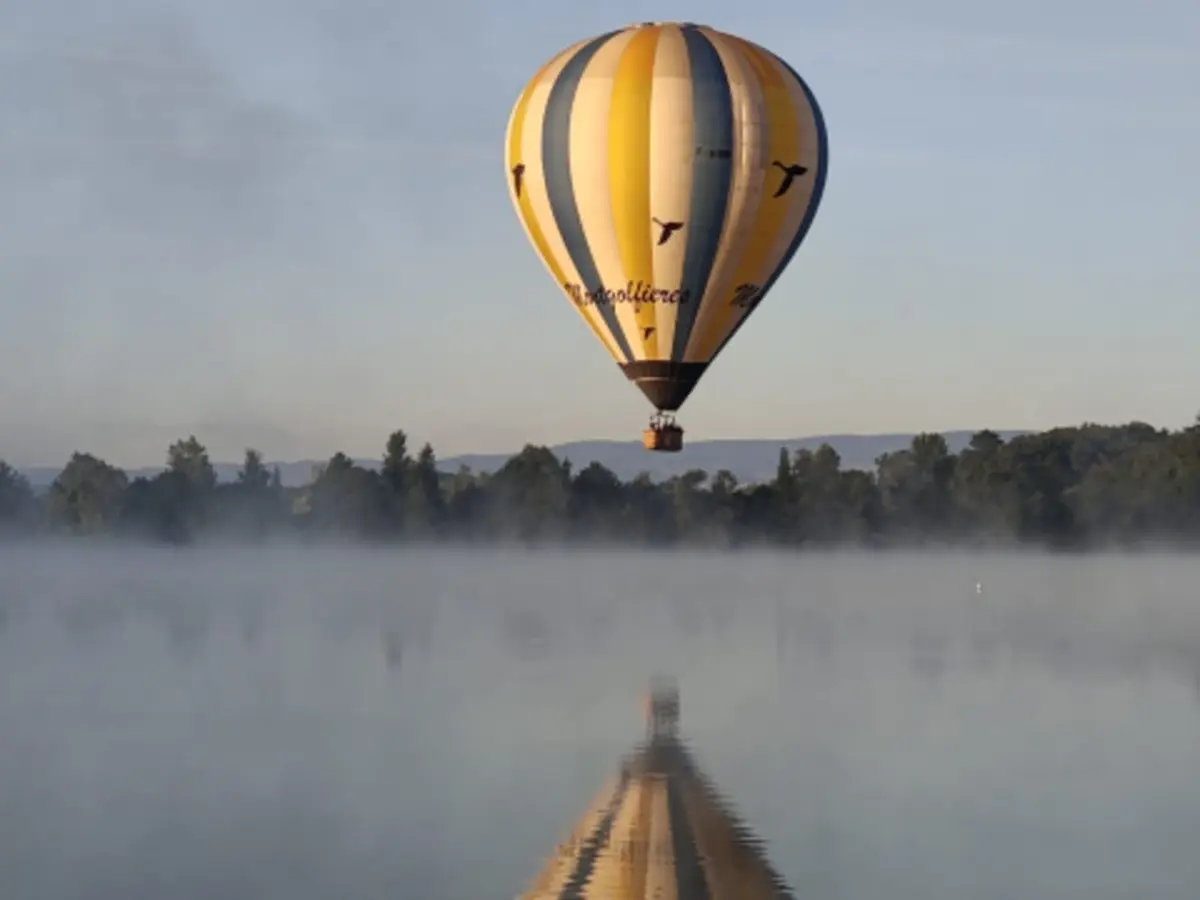 Vol en montgolfière sur la Plaine du Forez (42)