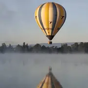 Vol en montgolfière sur la Plaine du Forez (42)