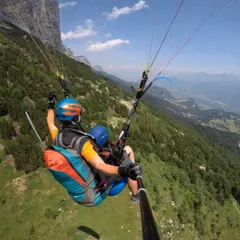 Vol en Parapente à Lumbin (38)