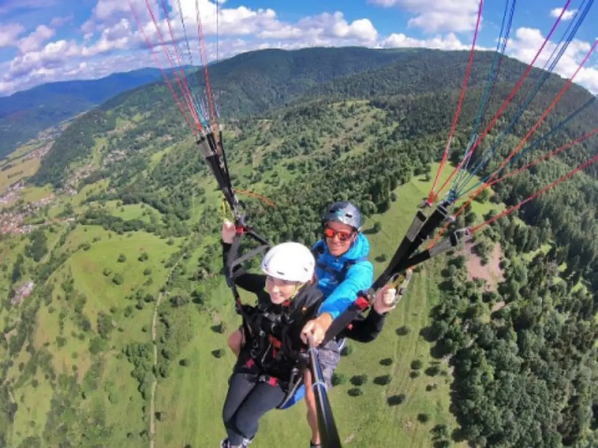 Vol en Parapente à Oderen Markstein Parc Naturel des Vosges (68)