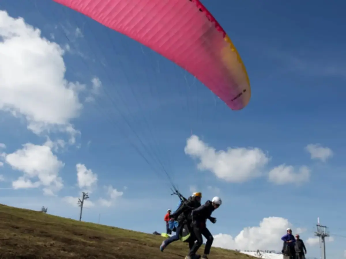 Vol en parapente à Samoens (74)