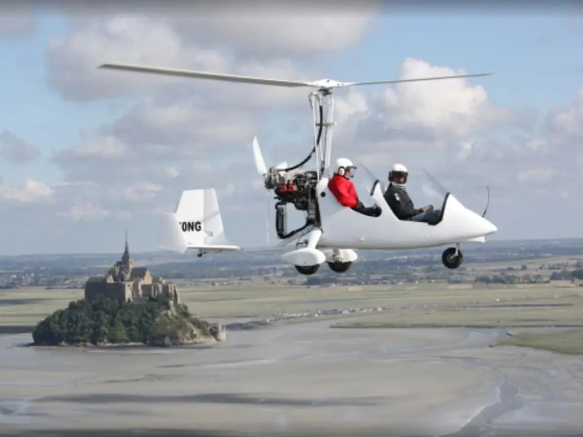 Vol en ULM au-dessus de la Baie du Mont Saint-Michel (50)