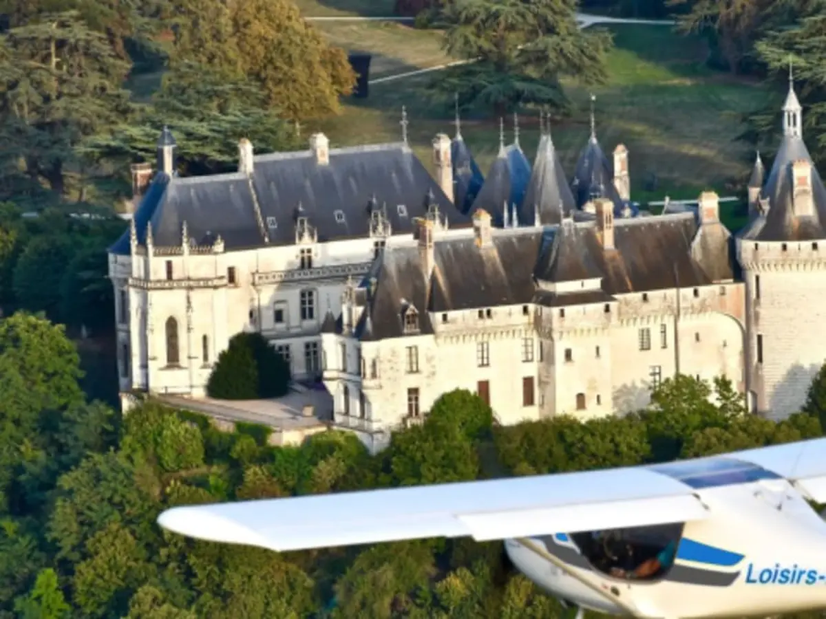 Vol en ULM multiaxe au-dessus des châteaux de la Loire
