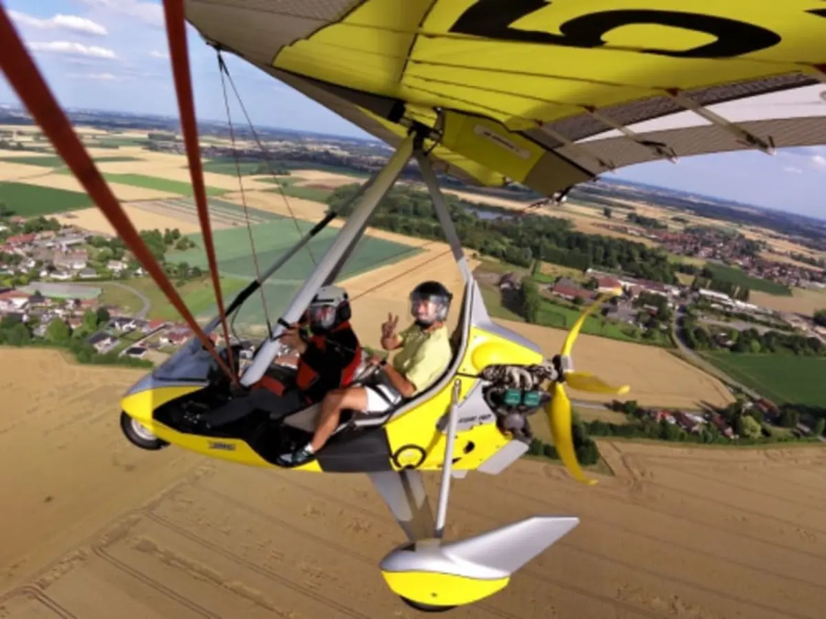 Vol en ULM pendulaire à Herlies (59)