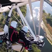 Vol en ULM pendulaire au-dessus des châteaux de la Loire