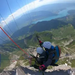 Vol prestige en parapente au col de la Forclaz (74)