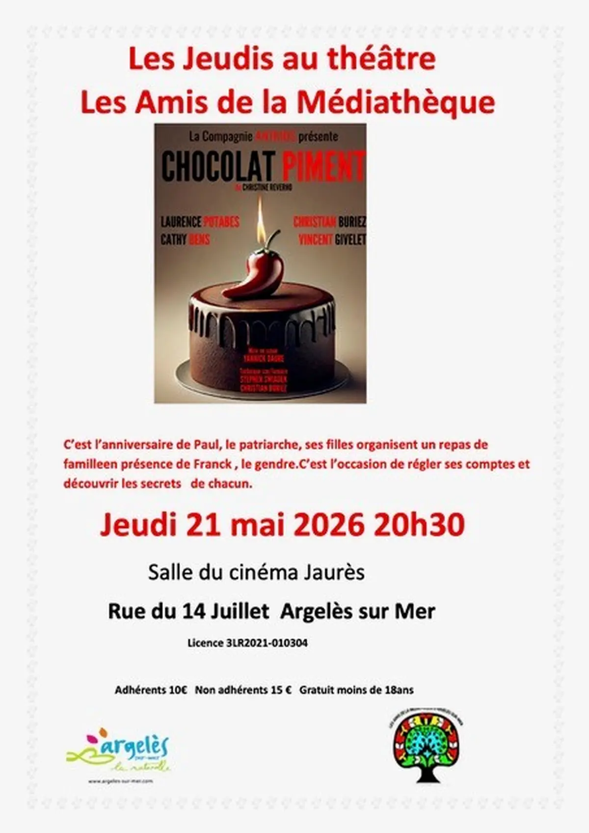 Vos Jeudis Au Theatre