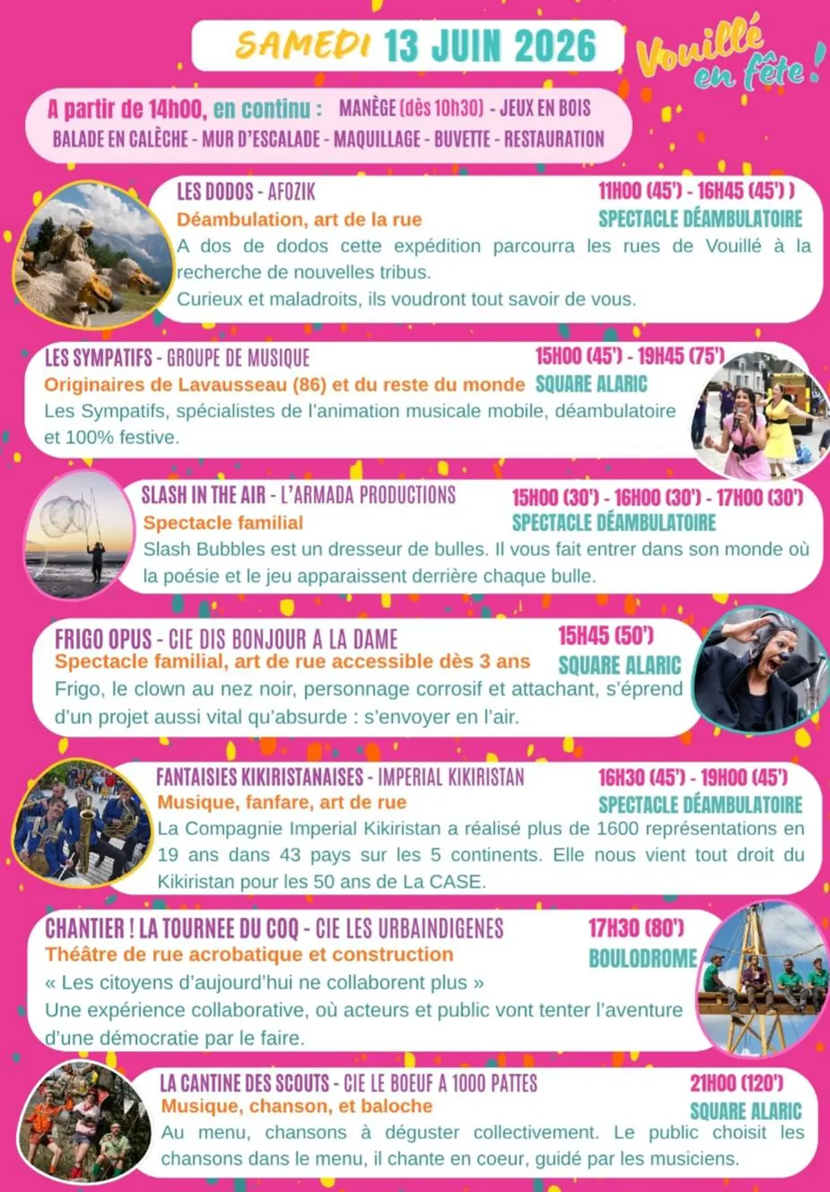 Vouillé en fête - La Case fête ses 50 ans