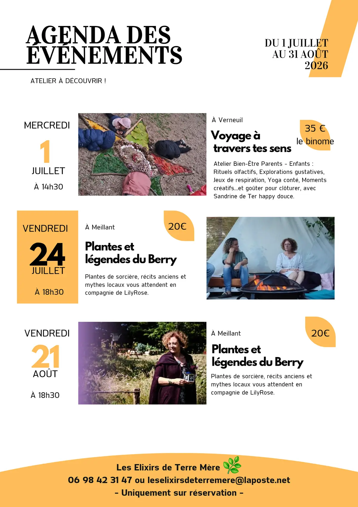 Voyage à travers tes sens