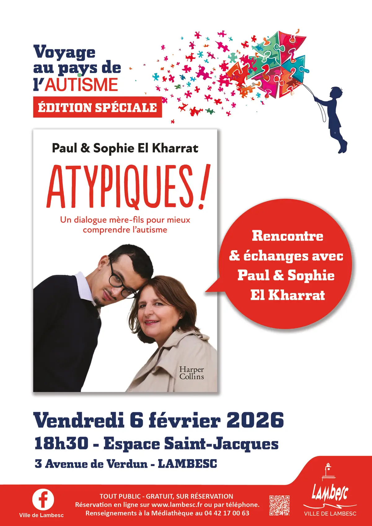 Voyage au pays de l'autisme - Rencontre d’auteurs : Paul et Sophie EL KHARRAT