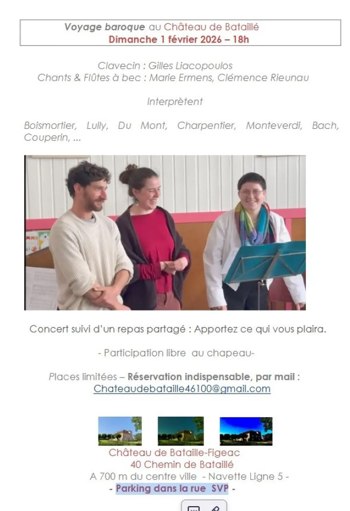 Voyage baroque au Château de Bataillé à Figeac