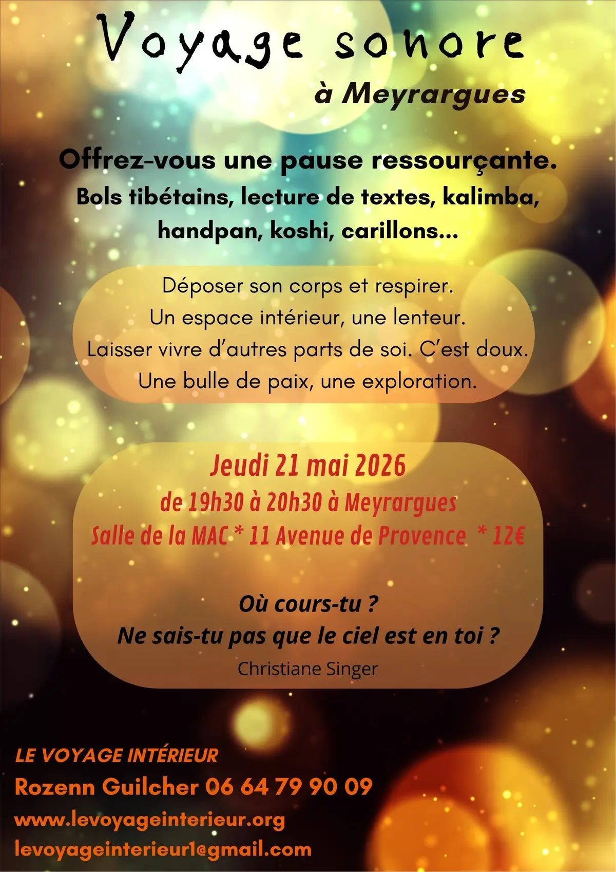 Voyage sonore à Meyrargues