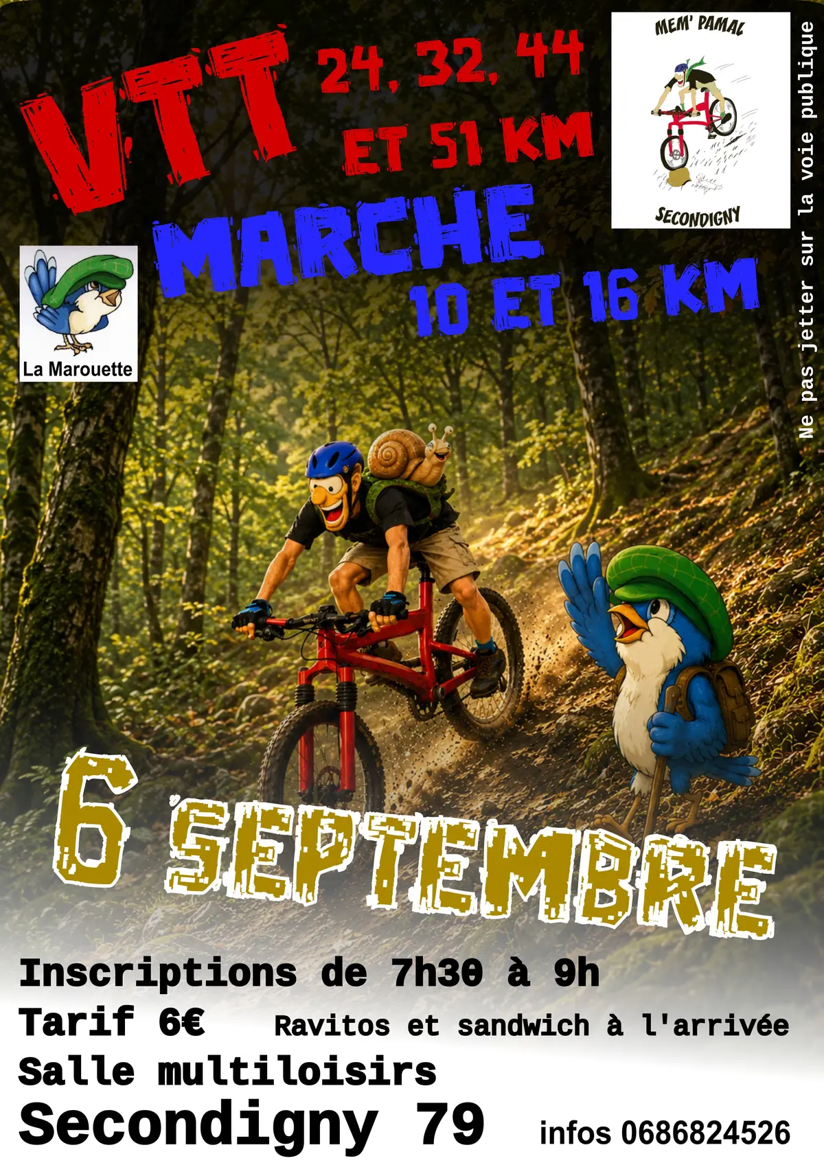 VTT et randonnée diurne des mem'pamal