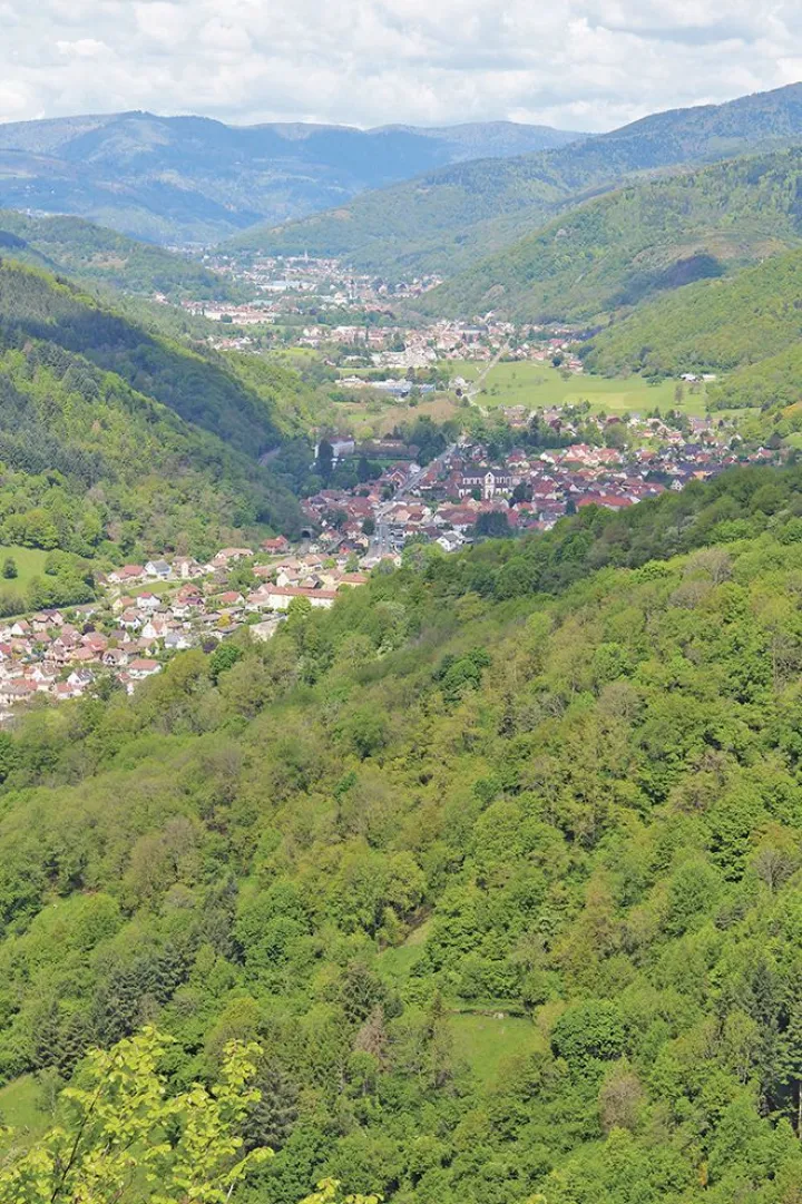 Panorama sur la vallée de la Thur