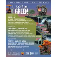 L'affiche complète de We Love Green 2026 DR