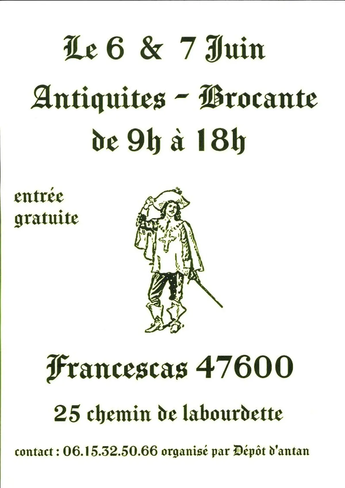 Week-end Antiquités - Brocante au Dépôt d'Antan.
