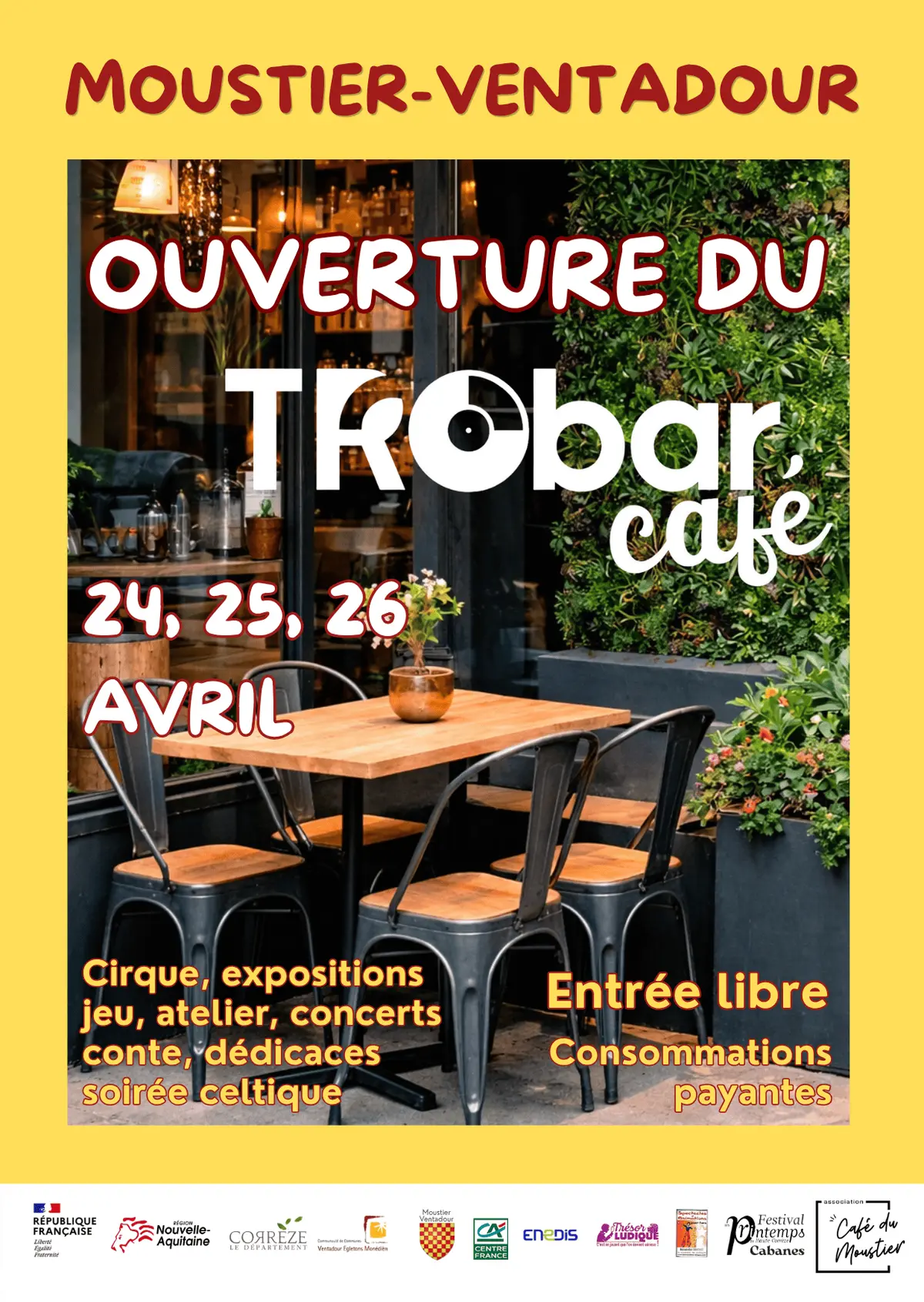 Week-end d’ouverture du TROBAR Café