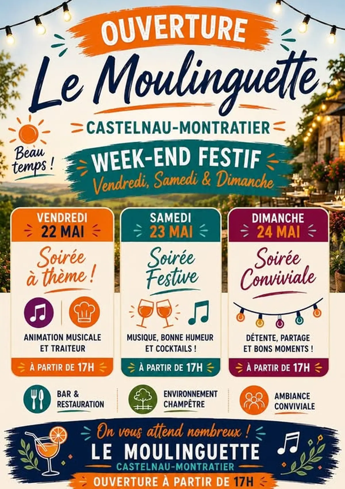 Week-end festif au Moulinguette