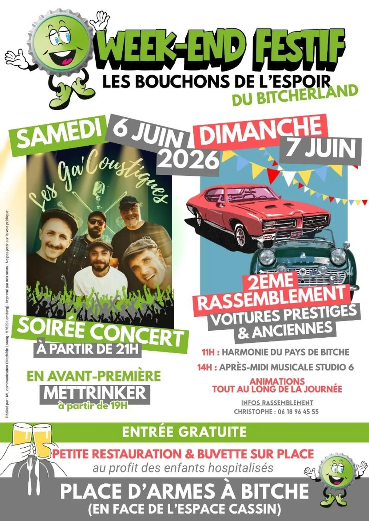 Week-end Festif Les Bouchons de l'espoir du Bitcherland
