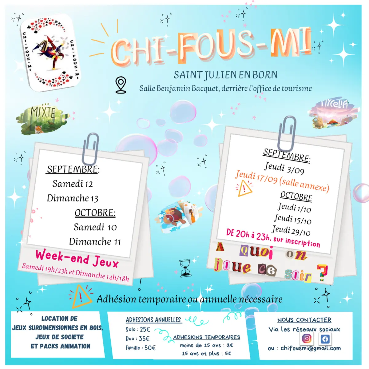 Week-end jeux