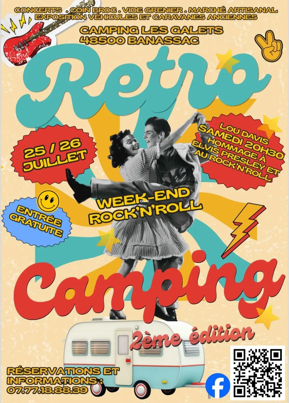 Week-End Retro Rock & Roll Au Camping