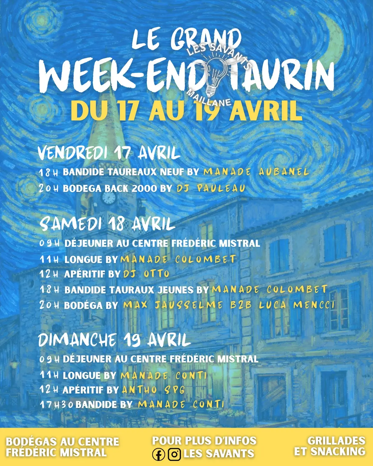Week-end taurin des Savants