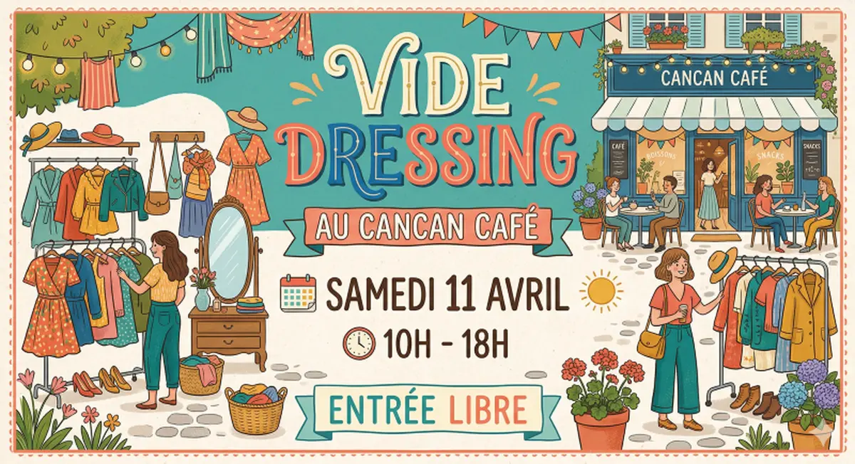Week-end vide dressing chez Cancan Café