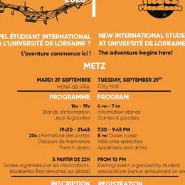 Welcome Day des étudiants internationaux