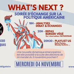 What's next? Soirée d'échange sur la politique américaine
