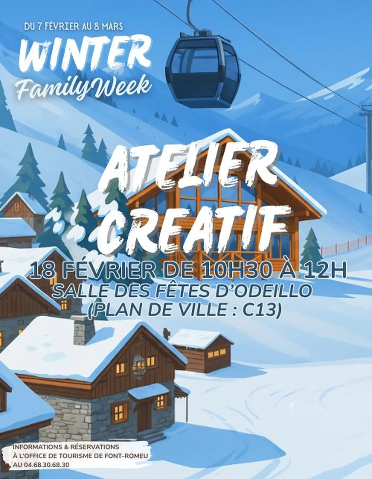 Winter Family Week - Atelier Creatif - Les Animaux De La Montagne