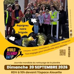 World Cleanup Day : quartier Alouette