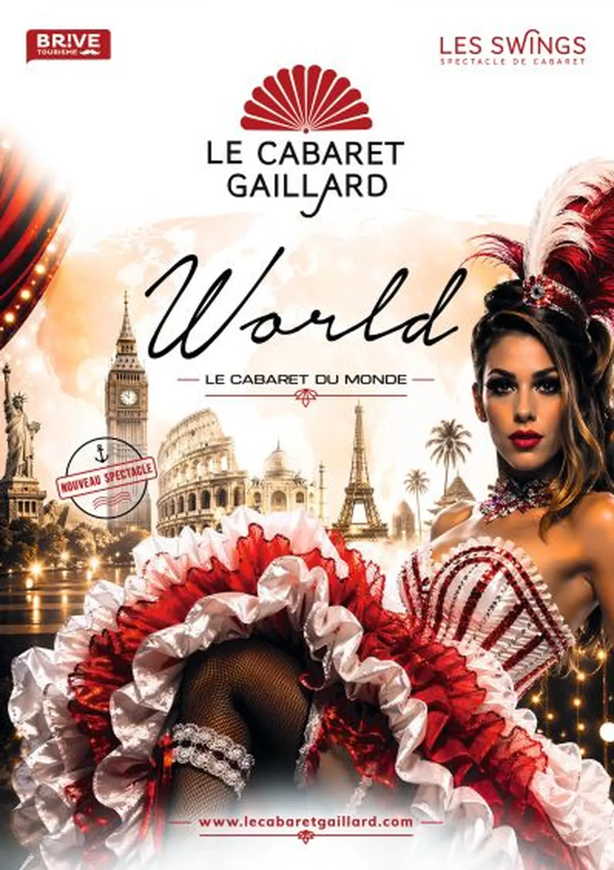 World - Le Cabaret du Monde- Dejeuner spectacle - Cabaret Gaillard