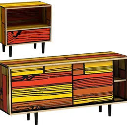 Meuble création : le mobilier WrongWoods