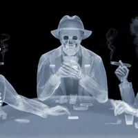 Nick Veasey, Poker, 2020 &copy; Nick Veasey
