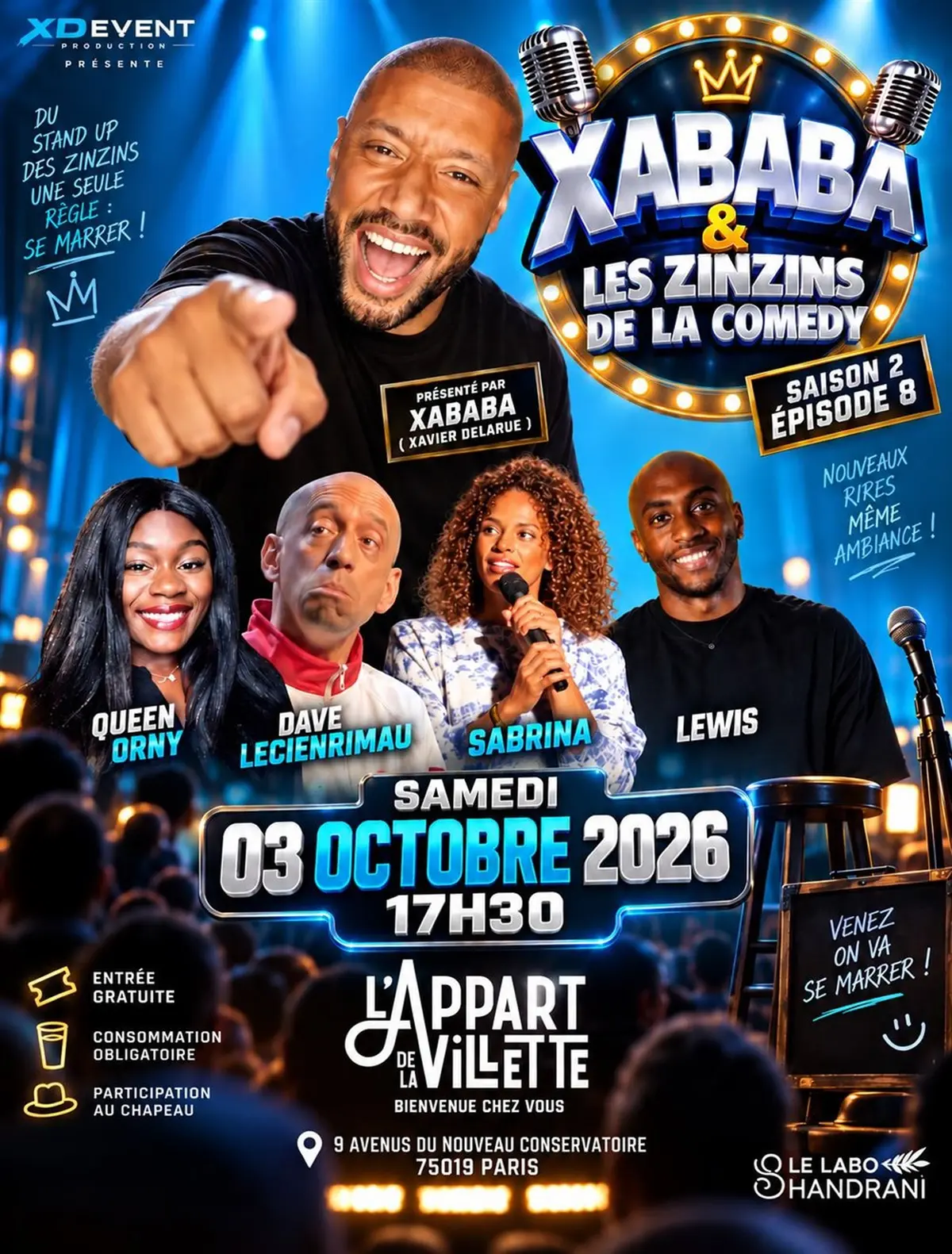 Xababa et les Zinzins de la Comedy