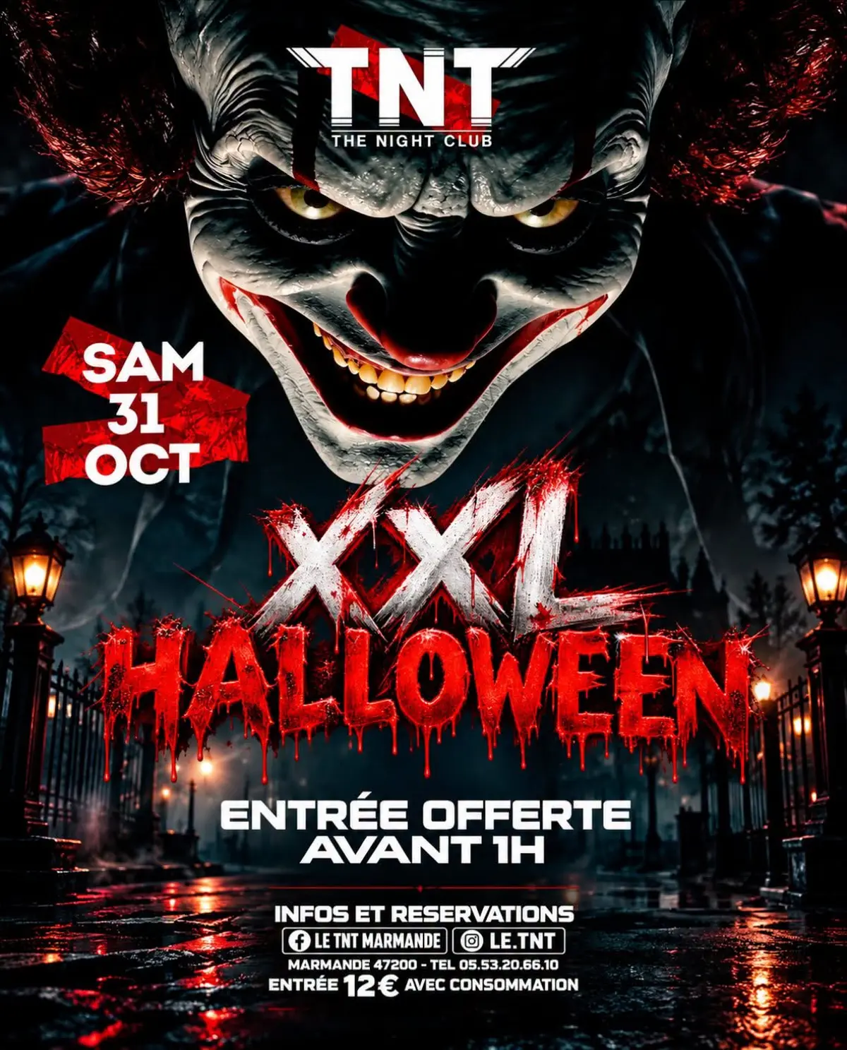 XXL Halloween au TNT Marmande
