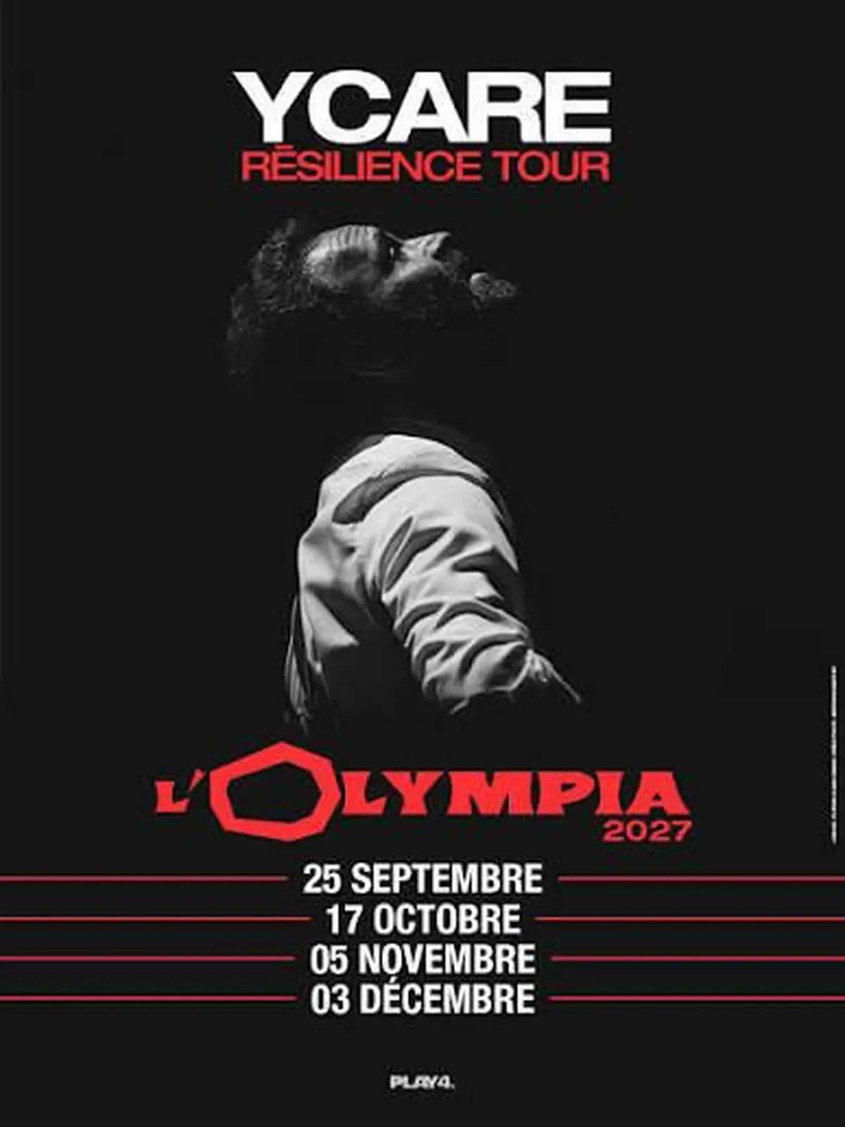 Ycare annonce son Résilience Tour 2027 : 30 dates en France et en Belgique et quatre Olympia