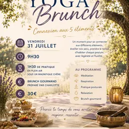 Yoga Brunch - connexion aux 5 éléments