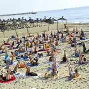 Yoga Coucher De Soleil