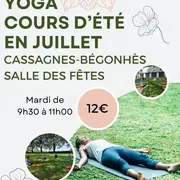Yoga cours d'été