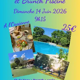 Yoga d’été et brunch piscine à L’Oasienne