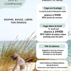 Yoga dans la forêt